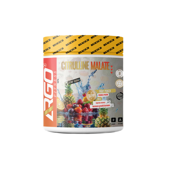 CITRULLINE MALATE-INCREASE GH-IMPROVES RECOVERY fruit punch image