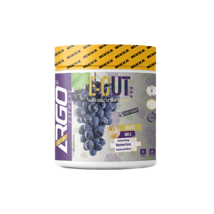 E-CUT-INCREASE LEAN MUSCLE & ENERGY Grapes mockup image